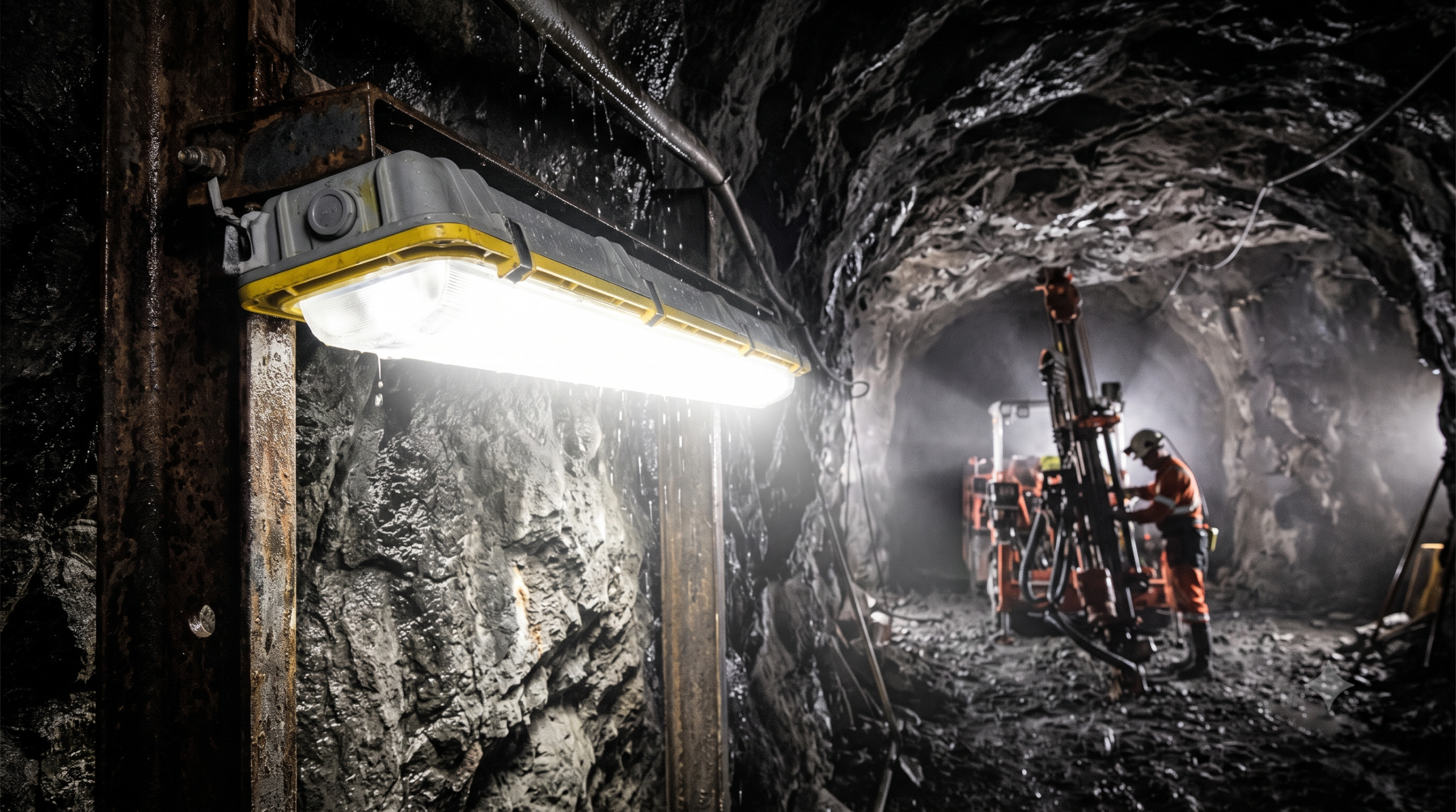 Iluminación hermética en ambientes extremos: la solidez del P.R.F.V. y el LED para la minería e industrias exigentes